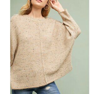 Anthropologie Sita Murt Pierce Dolman Wool Pullover Relaxed Fit Sweater size M